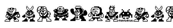 MegaMan font preview